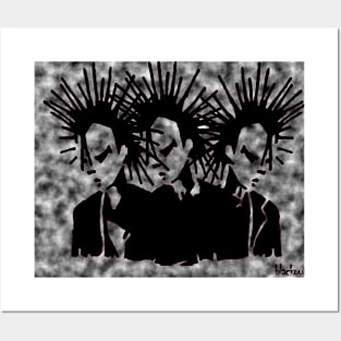 Punk Gang Smoke by Blackout Design Posters and Art